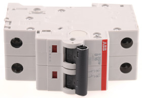 Wyłącznik nadprądowy MCB, Typ B, 2-biegunowy, 16A, 440V, 125V, na szynę DIN, ABB S202M-B16, S200M