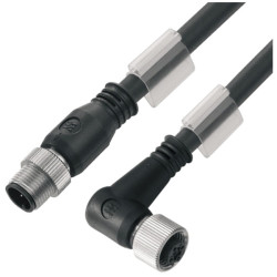 Weidm&#x171;ller 1059540150 Cable Connecting Line M12 Male to M12 Male