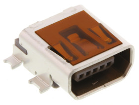 Złącze USB Mini AB Type Montaż powierzchniowy Żeński 2.0