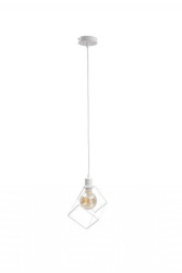 Lampa wisząca loftowa 1xE27 RUBEN WHITE