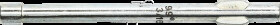 996N 3/16" hexagon nut driver blade