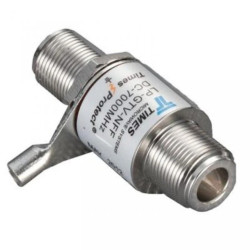 Ograniczniki przepięć LP-GTV-NFF przeznaczony sa do ochrony systemów radiowych w pasmie DC – 7 GHz