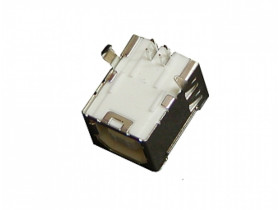 Gniazdo USB typ B pojedyńcze poziome przewlekane do druku