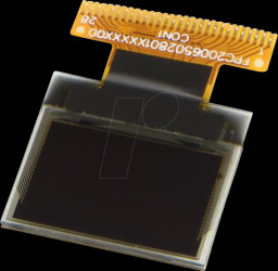 DEP064048A-Y OLED, 64x48 px, yellow/black, 0.7inch
