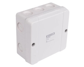 Puszka n/t hermetyczna pusta 98x98x52mm IP55 szara DE9340 62000267