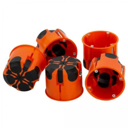 Puszka p/t fi:60 do nidy z wkrętami, głęboka, wiatroszczelna OP=110szt