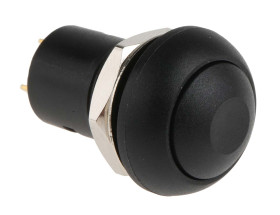 Przycisk miniaturowy Zatrzaskowy SPST średnica wycięcia 13.6mm, montaż PCB RS PRO