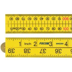Fisco XFY-1ME Yellow ABS Nylon Rule 1m / 39in