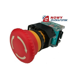 Przełącznik grzybek bezp. 40mm przycisk bezpieczeństwa NO/NC