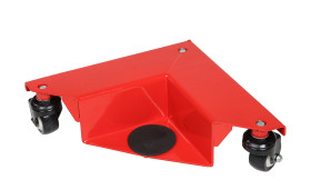 Wózek do skrzynek, Stal, obc.: 150kg, szer.: 300mm, dł.: 300mm, wys.: 100mm