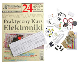 VAVT-A09P Praktyczny kurs elektroniki - pakiet AVT-A09P (Komplet elementów + drukowane wydanie PKE)