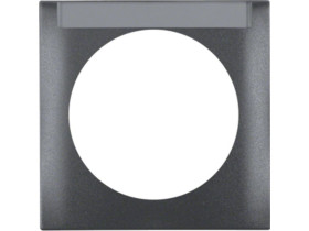 Integro Flow Ramka 1 pojedyncza pole opisowe antracyt 918032505 HAGER