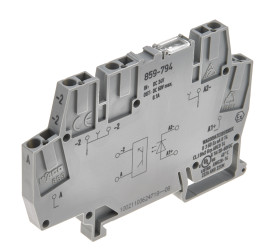 Kostka zaciskowa z transoptorem WAGO 28 → 14AWGZacisk 859 4.2 mA 24 V DC