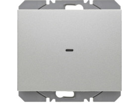BERKER K.5 KNX RF quicklink Przycisk radiowy 1 pojedynczy płaski aluminium lak 85655277 HAGER