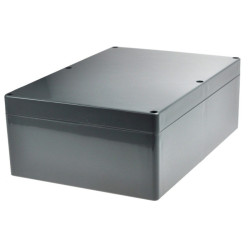 OBUDOWA G-378 ABS 265x185x95mm uszczelka IP65 CIEMNOSZARA