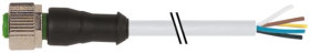 Przewód czujnik-siłownik ze złączem Złącze M12 liczba rdzeni 5 długość 1.5m Rodzaj A Żeńskie