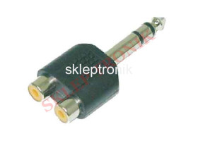 Rozgałęźnik 6,3 WT/2XRCA