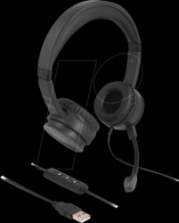 27180 USB Stereo Headset with Cable Remote Control