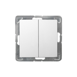 Łącznik podwójny biały ŁP-2Y/m/00 Impresja Ospel