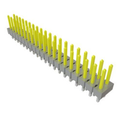 Wtyk PCB 40-pinowe raster: 2.54mm 2-rzędowe Samtec Przewlekany