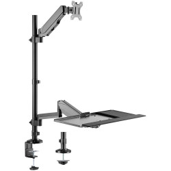 My Wall HL63L Monitor desk mount 17&quot;-32&quot; Black height adjustable tiltable
