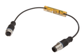 Czujnik czasowy z opóźnieniem wyłączania 0-0,15s 10-35V DC NO kabel 3-pinowy 0,3m IP67 VY030124