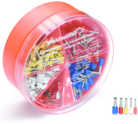 Wire end ferrules kit, 0.5 to 2.5 mm², 400 pieces, 9025900000
