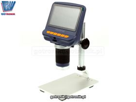 Mikroskop cyfrowy AD106 + LCD + 8 Led + statyw