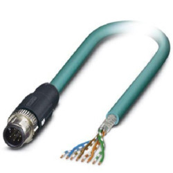 Kabel Ethernet Cat5 długość 2m Z zakończeniem Phoenix Contact