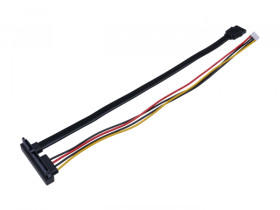 4-Pin Power &amp; SATA Data to SATA 22Pin(7+15Pin) Cable for ODYSSEY - X86J4105 – 26AWG/ 200mm line length