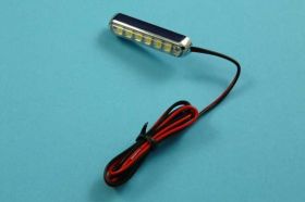 LAMPKA LED 6xSMD RED 12V PODŁUŻNA