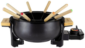 Fondue, Tristar, FO-1108 1000 W 8 widelców do fondue, czarny