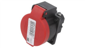 1325-0Rzłącze Zasilające Ac Gniazdo 2P+Pe 250Vac 16A Pin 3 Ip55