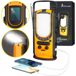 Powerbank 6000mAh, Radio FM, Lampka LED, Dynamo, Panel solarny Extralink Power Ranger EPS-6000