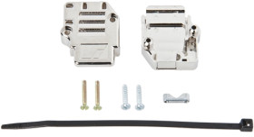 Osłona tylna D-Sub 9 -pinowe Termoplastyczny Kątowy, Proste Amphenol Communications Solutions E