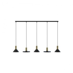Lampa wisząca HERMANOS V BLACK/SOLID BRASS 8032 Nowodvorski Lighting