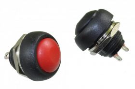 PRZELACZNIK RESET PBS33 CZERW.