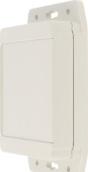ABS enclosure, (L x W x H) 119 x 91 x 37 mm, light gray (RAL 7035), IP67, 1555FF17GY