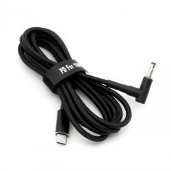 Przewód zasilający z wyzwalaczem PD 20V USB typu C - DC 4x1,7mm 1,8m (Lenovo)