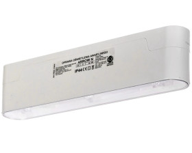 Oprawa awaryjna ARROW N LED 3x1W (opt. koryt.) 1h jednozadaniowa biała ARNC/3x1W/E/1/SE/X/WT