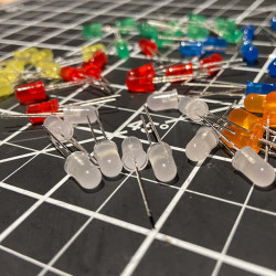 Standard LED 60 Pack - Colorful 5mm LED Lights