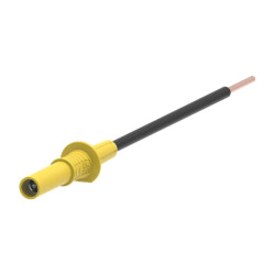 Adapter BV140 - gniazdo izolowane 4mm - końcówka 1.8mm - żółty