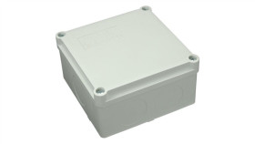 Puszka N/T Hermetyczna 100X100x50 Bez Dławików Ip56 Szara S-Box 116