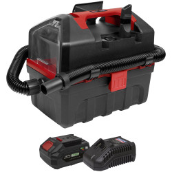Sealey CP20VWDVKIT1 SV20 Series 10L Cordless Wet &amp; Dry Vacuum Kit 20V 4Ah