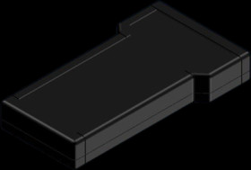ABS enclosure, (L x W x H) 210 x 116 x 31.5 mm, black (RAL 9004), IP54, TBT-2.9