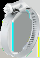 Worm drive clamp, max. bundle Ø 27 mm, steel, silver, (W x H) 9 x 11 mm, 01267702021