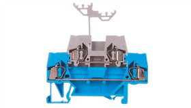 Złączka Dwupiętrowa L / L 2,5Mm2 Niebieska / Szara 280-523 /50Szt./