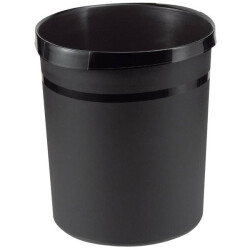 HAN 18190-13 Waste Paper Basket GRIP 18L Polypropylene Black 1 pc(s)