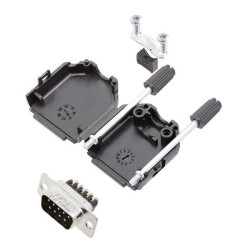 Amphenol L17DPPK25-BK&#x2B;L717SDB25P D-Sub Pin Strip Set 25 Pins Solder