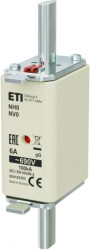 Wkładka bezpiecznikowa NH0 6A gG 690V 004183303 /3szt./